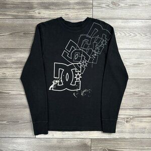 Crazy Y2K DC Shoes Waffle Knit Skater Longsleeve